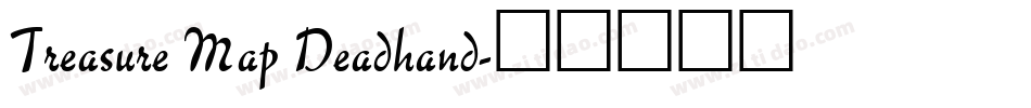 Treasure Map Deadhand字体转换